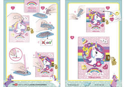 Knutselset Totum Unicorn dagboek Diamondpainting