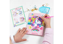 Knutselset Totum Unicorn dagboek Diamondpainting