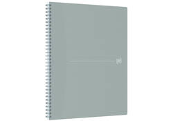 Spiraalblok Oxford Origin A4+ lijn 140 pagina's 80gr grijs