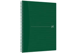 Spiraalblok Oxford Origin A4+ lijn 140 pagina's 80gr groen
