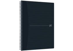 Spiraalblok Oxford Origin A4+ ruit 5x5mm 140 pagina's 80gr zwart