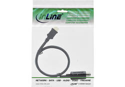 Kabel inLine Displayport HDMI 4K M/M 2 meter zwart