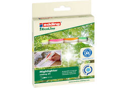 Markeerstift edding 24 Ecoline assorti set à 4 stuks