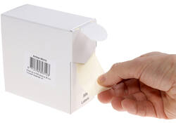 Etiket Rillprint 35mm 500st op rol wit