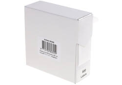 Etiket Rillprint 25mm 500st op rol transparant
