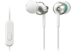 Oortelefoon Sony in-ear EX110 9mm wit