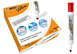 Viltstift Bic Velleda 1711 whiteboard rond large rood