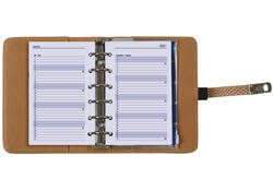 Organizer Kalpa Pocket inclusief agenda 2024-2025 7dagen/2pagina's slangenprint bruin