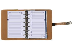 Organizer Kalpa Pocket inclusief agenda 2024-2025 7dagen/2pagina's slangenprint bruin