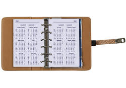 Organizer Kalpa Pocket inclusief agenda 2024-2025 7dagen/2pagina's slangenprint bruin