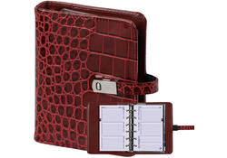 Organizer Kalpa Pocket inclusief agenda 2024-2025 7dagen/2pagina's croco mulberry