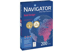 Kopieerpapier Navigator Bold Design A4 200gr wit 150vel