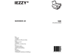 Quickbox IEZZY A4 310x230x160mm 10 stuks