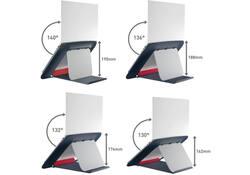 Laptopstandaard Leitz Ergo Cosy grijs