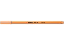 Fineliner STABILO point 88/25 fijn pastel oranje