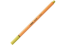Fineliner STABILO point 88/67 fijn mosterd