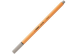 Fineliner STABILO point 88/93 fijn warm grijs