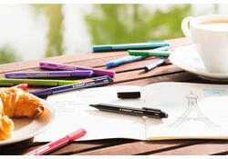 Viltstift STABILO pointMax 488/4 medium assorti pastel etui à 4 stuks