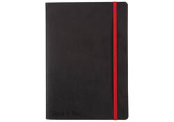 Notitieboek Oxford Black n' Red A5 business journal 72vel lijn
