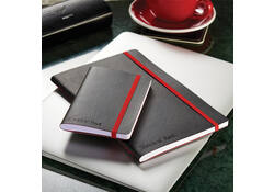 Notitieboek Oxford Black n' Red A5 business journal 72vel lijn