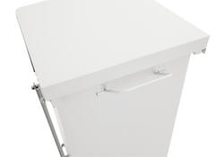 Afvalbak Vepa Bins pedaalemmer Industrieel 45 liter wit