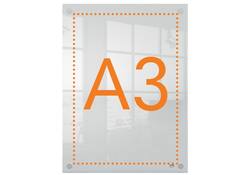 Infobord Nobo Premium Plus A3 acryl wand