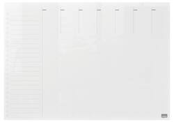Weekplanner Nobo transparant acryl A4