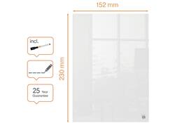 Glasbord Nobo notitie mini 230x152mm