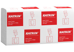 Handdoek Katrin W-vouw 2-laags wit 320x240mm