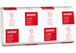 Handdoek Katrin W-vouw 2-laags wit 320x240mm