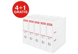 Ordner Esselte Vivida No.1 multipack 75mm A4 5 stuks wit