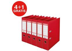 Ordner Esselte Vivida No.1 multipack 75mm A4 5 stuks rood