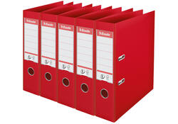 Ordner Esselte Vivida No.1 multipack 75mm A4 5 stuks rood