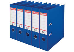 Ordner Esselte Vivida No.1 multipack 75mm A4 5 stuks blauw