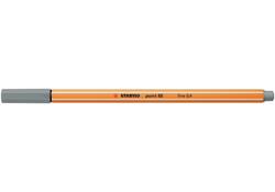 Fineliner STABILO point 88/95 fijn middelkoud grijs
