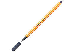 Fineliner STABILO point 88/98 fijn payne's grijs