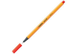 Fineliner STABILO point 88/48 fijn lichtrood
