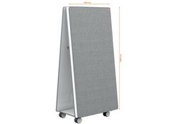 White- en Memobord systeem Nobo Move & Meet 1800x900mm