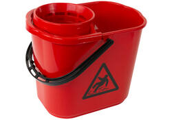 Mopemmer spaans Cleaninq met korf 12L rood