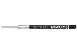 Balpenvulling Parker Economic medium zwart blister à 2 stuks