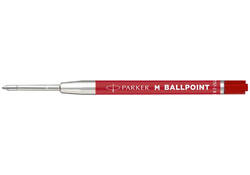 Balpenvulling Parker Economic medium rood blister à 2 stuks