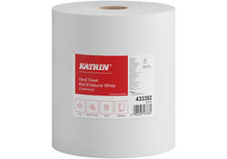 Handdoekrol Katrin centerfeed 1-laags wit medium 300mx178mm