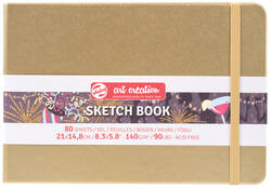 Schetsboek Talens Art Creation goudgeel 21x15cm 140gr 80vel