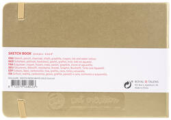 Schetsboek Talens Art Creation goudgeel 21x15cm 140gr 80vel