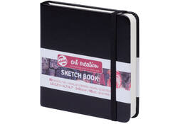 Schetsboek Talens Art Creation zwart 12x12cm 140gr 80vel