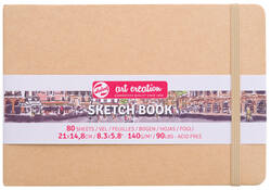 Schetsboek Talens Art Creation kraft 21x15cm 140gr 80vel