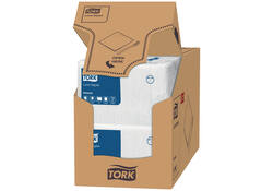 Lunchservet Tork 1-laags 33x33 500st wit 509300