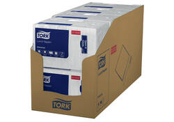 Lunchservet Tork 1-laags 33x33 500st wit 509300