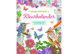 Kleurkalender Deltas Happy birthday