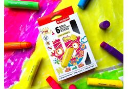 Plakkaatverf sticks Bruynzeel Neon 6 kleuren